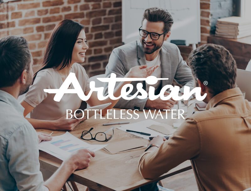 charley grey web design client artesian bottleless water