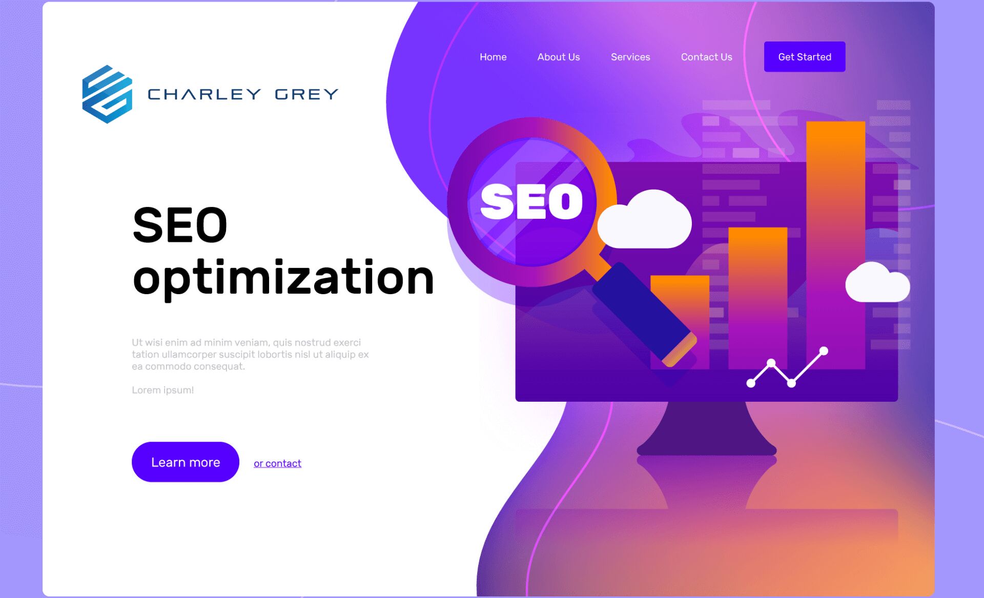 seo web design by charleygrey