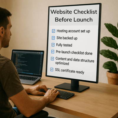 wordpress website checklist before launch website developer, website checklist before launch