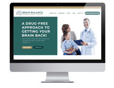 brain_balance website design