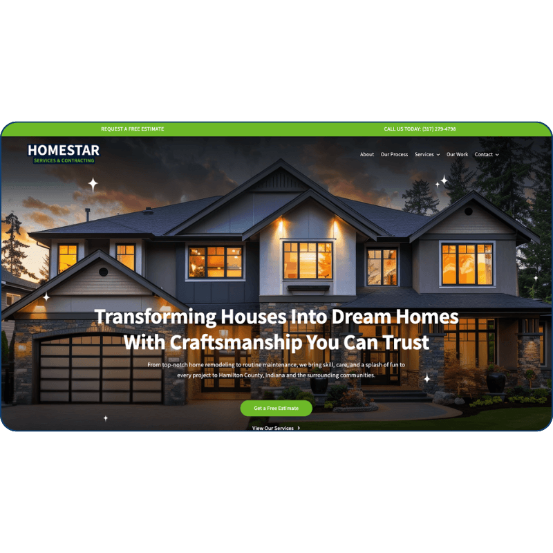 homestar website build